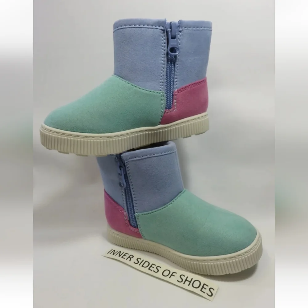 Cat & Jack Girls Multicolor Pastels Arlo Winter Boots